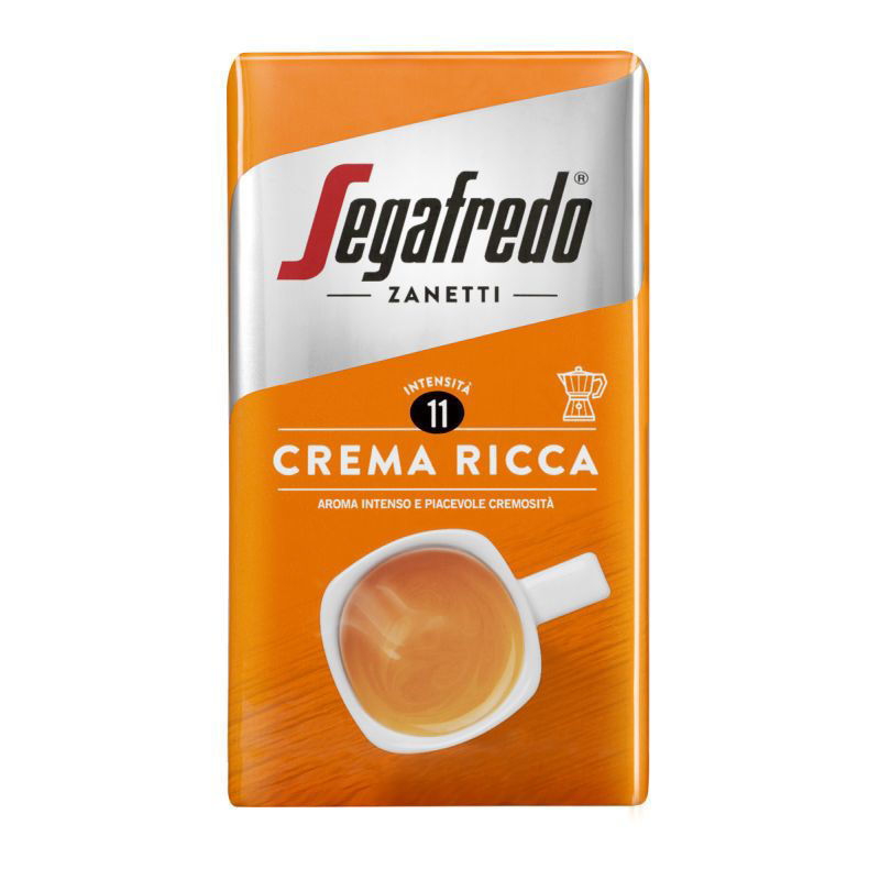 Segafredo Zanetti Crema Ricca Caffè Macinato 250 grammi