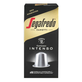 Caffè Segafredo ESPRESSO INTENSO capsule in alluminio compatibili Nespresso
