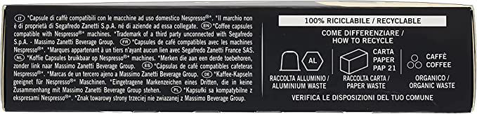 Capsule Segafredo Zanetti per Prodigio Titan Krups - Nespresso - Cialde  Compatibili