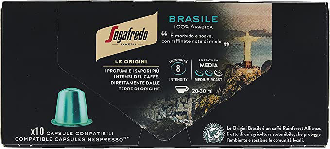 Capsulas Cafe Montibello Brasil Nespresso Compatible X10u