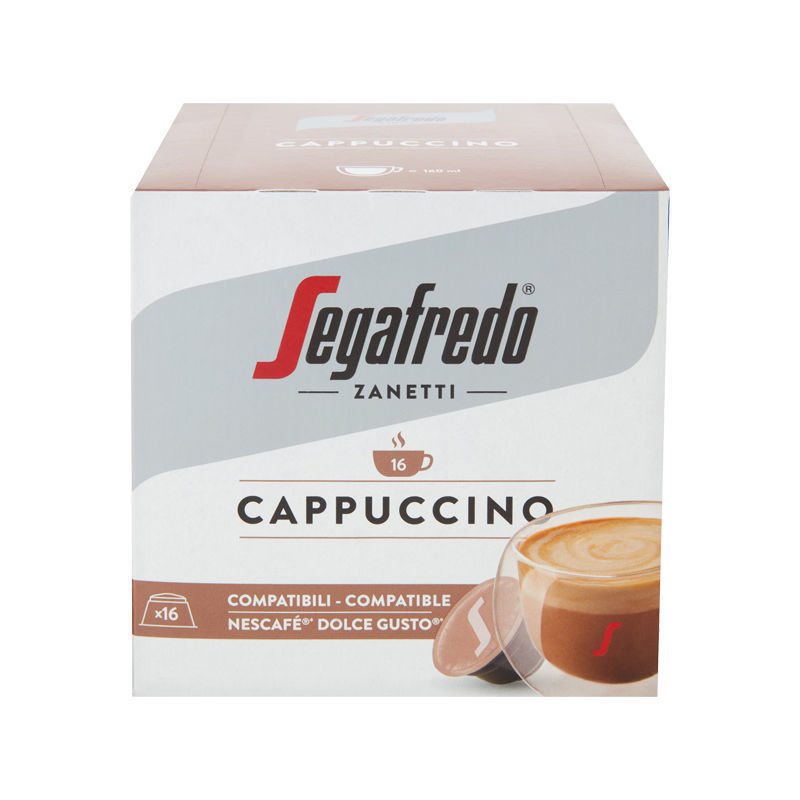 Segafredo Cappuccino Coffee Capsules Compatible Dolce Gusto